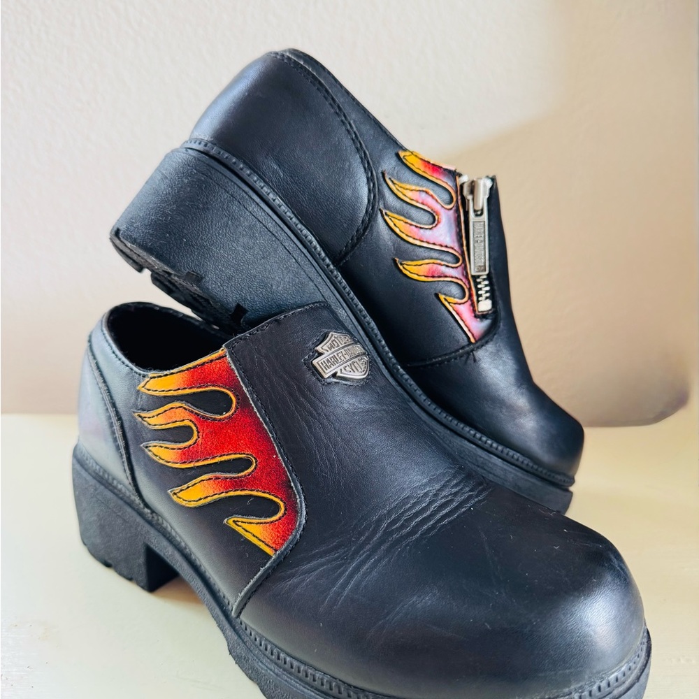 Harley-Davidson Black Ankle Boots